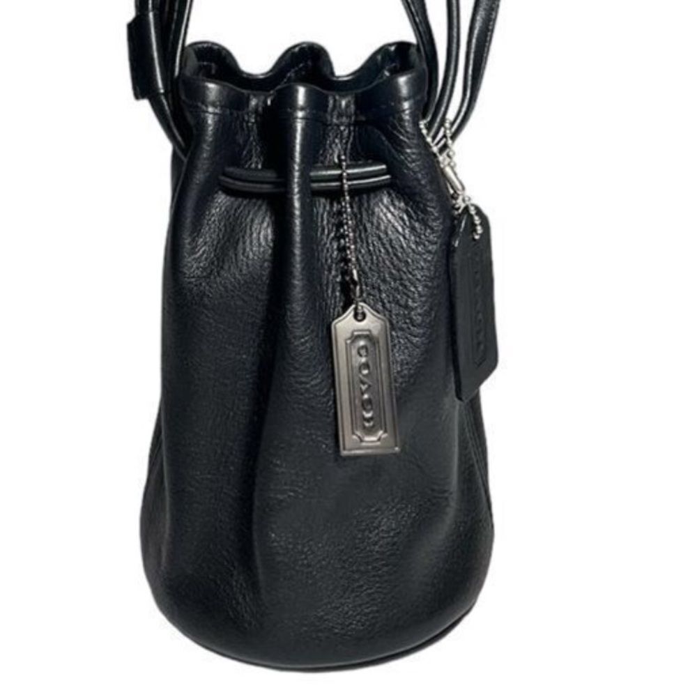 Coach Littleton Bucket Bag Mini Drawstring Black Vintage 4144 - Picture 2 of 14
